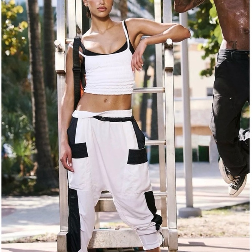Free People Tricked Out Colorblock Pants